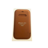 Apple iPhone 12 / 12 Pro Case Sleeve Leather MagSafe Saddle Brown - GV8 Tech