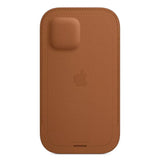 Apple iPhone 12 / 12 Pro Case Sleeve Leather MagSafe Saddle Brown - GV8 Tech