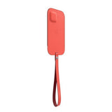 Apple iPhone 12 mini Case Leather Sleeve MagSafe Pink Citrus - GV8 Tech