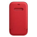 Apple iPhone 12 mini Case Leather Sleeve MagSafe Scarlet MHMR3ZM/A - GV8 Tech