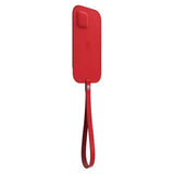 Apple iPhone 12 mini Case Leather Sleeve MagSafe Scarlet MHMR3ZM/A - GV8 Tech