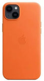 Apple iPhone 14 Plus Case Leather MagSafe Orange - GV8 Tech