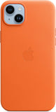 Apple iPhone 14 Plus Case Leather MagSafe Orange - GV8 Tech