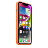 Apple iPhone 14 Plus Case Leather MagSafe Orange - GV8 Tech