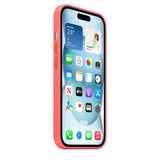 Apple iPhone 15 Case Silicone MagSafe Cover Guava - GV8 Tech