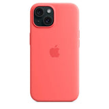 Apple iPhone 15 Case Silicone MagSafe Cover Guava - GV8 Tech