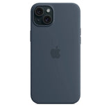 Apple iPhone 15 Plus Case Silicone MagSafe Storm Blue - GV8 Tech