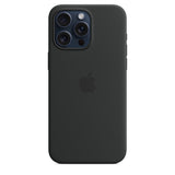 Apple iPhone 15 Pro Max Case Silicone MagSafe Black - GV8 Tech