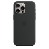 Apple iPhone 15 Pro Max Case Silicone MagSafe Black - GV8 Tech