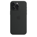 Apple iPhone 15 Pro Max Case Silicone MagSafe Black - GV8 Tech