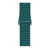 Apple Leather Link Watch Strap 44mm Size M Peacock - GV8 Tech