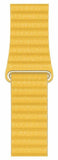 Apple Leather Link Watch Strap L 44mm Meyer Lemon - GV8 Tech