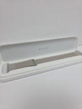 Apple Leather Link Watch Strap Size L 42mm Stone w/ Case - GV8 Tech
