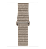 Apple Leather Link Watch Strap Size L 44mm MTHC2ZM/A Stone - GV8 Tech