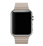 Apple Leather Link Watch Strap Size L 44mm MTHC2ZM/A Stone - GV8 Tech