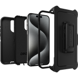 OtterBox iPhone 15 Pro Max Defender Case Screenless Edition Rugged With Holster Black