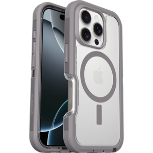 OtterBox iPhone 16 Pro Defender XT Series MagSafe Rugged Case Clear / Grey