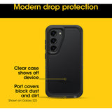 OtterBox Samsung Galaxy S24 Ultra Defender XT Series Case Clear / Black
