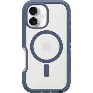 OtterBox iPhone 16 Defender XT Series MagSafe Rugged Case Clear / Baby Blue Jeans