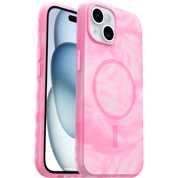 OtterBox iPhone 15 Case Figura Silicone MagSafe Teaberry Pink RRP £47.99