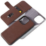 Decoded  iPhone 13 Pro  Detachable Leather Wallet Case - Chocolate Brown