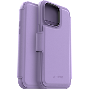 OtterBox iPhone 14 Pro Max Case Folio Series Wallet Card Holder Cover Lilac RRP £34.99