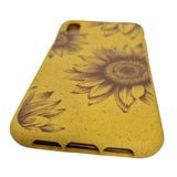 Pela iPhone XR Sustainable Case - Yellow Sunflower - GV8 Tech
