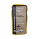 Pela iPhone XR Sustainable Case - Yellow Sunflower - GV8 Tech