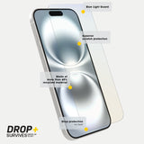 OtterBox iPhone 16 Pro Max Premium Pro Glass Screen Protector with Blue Light Guard