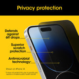OtterBox iPhone 15 Pro Max Premium Pro Glass Screen Protector with Privacy Guard