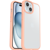 OtterBox iPhone 15 Case React Series Clear Back Cover Peach Perfect RRP £20.99