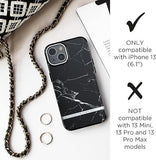 Richmond & Finch iPhone 13 Case Black Marble - GV8 Tech