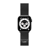 LAUT Apple Watch Loop Strap 42 / 44 1 2 3 4 5 6 SE Series Black Stainless Steel