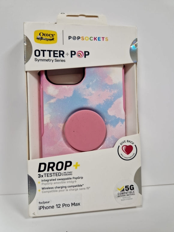 OtterBox iPhone 12 Pro Max Case Otter+Pop Symmetry Series Daydreamer Pink