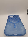 OtterBox iPhone 15 Case Figura Silicone MagSafe Blue Berries n Cream RRP £47.99