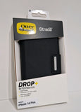 OtterBox iPhone 14 Plus Case Strada Series Leather Folio Cover Black RRP £42.99
