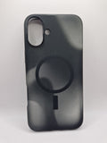 OtterBox iPhone 16 Plus Case Figura Silicone MagSafe Solar Wind Black RRP £47.99