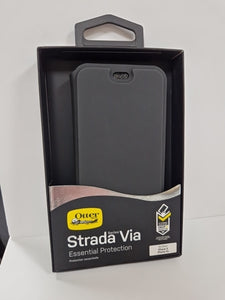 OtterBox iPhone X / XS Case Strada Via Series Folio Flip Cover Black RRP £24.99