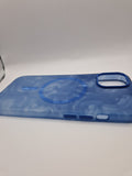 OtterBox iPhone 15 Case Figura Silicone MagSafe Blue Berries n Cream RRP £47.99