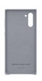 Samsung Galaxy Note 10 Leather Cover Back Case Grey - GV8 Tech