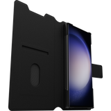 OtterBox Samsung Galaxy S23 Ultra Case Strada Via Series Folio Flip Black