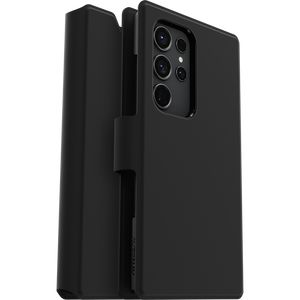 OtterBox Samsung Galaxy S23 Ultra Case Strada Via Series Folio Flip Black
