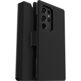 OtterBox Samsung Galaxy S23 Ultra Case Strada Via Series Folio Flip Black