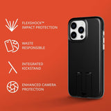 Tech21 iPhone 15 Pro Max Case Evo Crystal Kick Obsidian Black - GV8 Tech