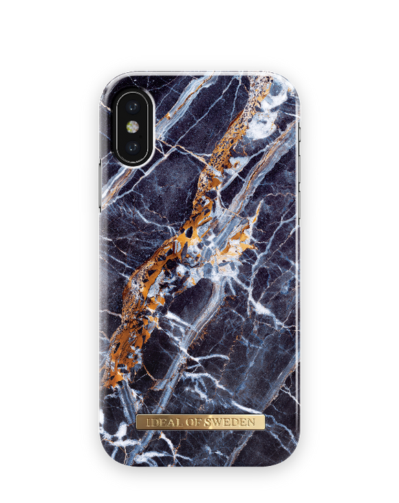 Ideal of Sweden iPhone X / iPhone XS Printed Case - Midnight Blue Marble