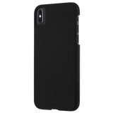 Case-Mate iPhone XS Max Barely There Leather Back Case - Black