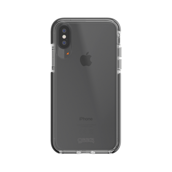 Gear4 iPhone X / iPhone XS Piccadilly Case - Clear/Black