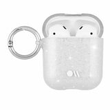 Case-Mate Apple AirPods 1 & 2 Hook Ups Case & Strap  - Clear Glitter