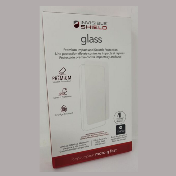 Zagg InvisibleShield Glass Elite+ Screen Protector for Motorola G Fast