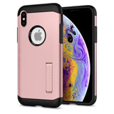 Spigen iPhone X / iPhone XS Slim Armor Back Case - Rose Gold